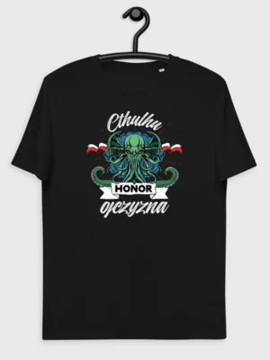 Koszulka czarna Cthulhu