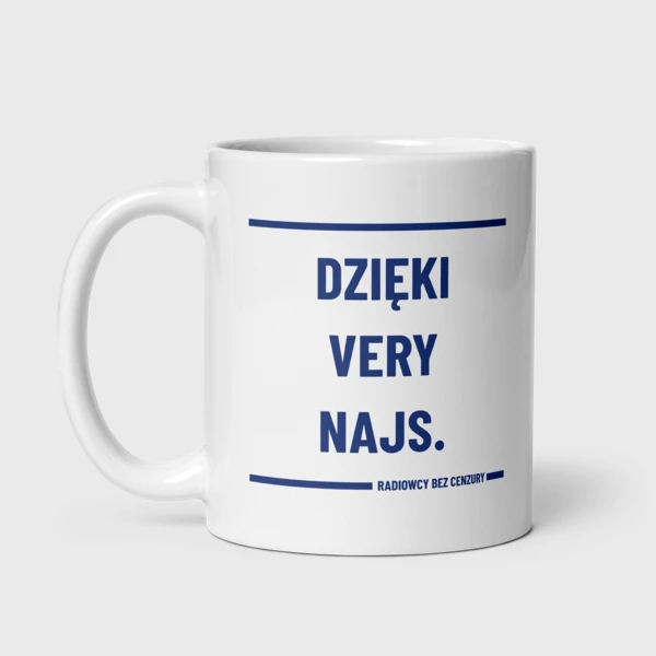 Kubek Dzięki very najs. (330 ml)