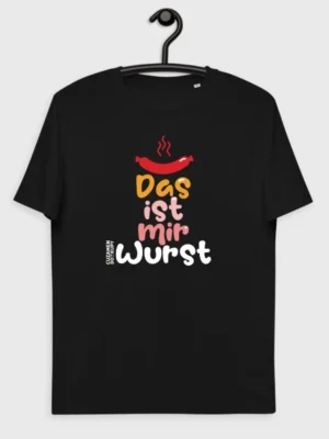 Koszulka czarna Das ist mir Wurst