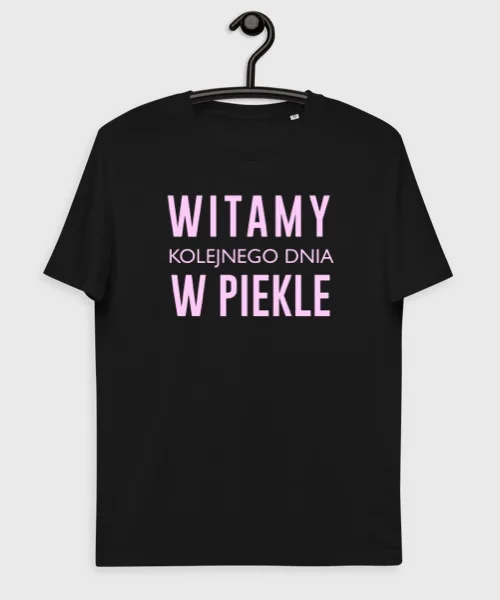 Koszulka czarna Witamy w piekle