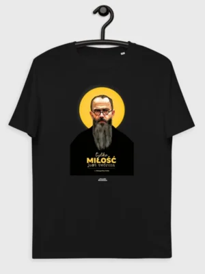 Koszulka czarna Maksymilian Kolbe