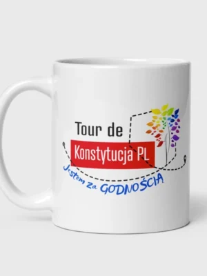 Kubek Tour de Konstytucja Jestem za godnością (330 ml)