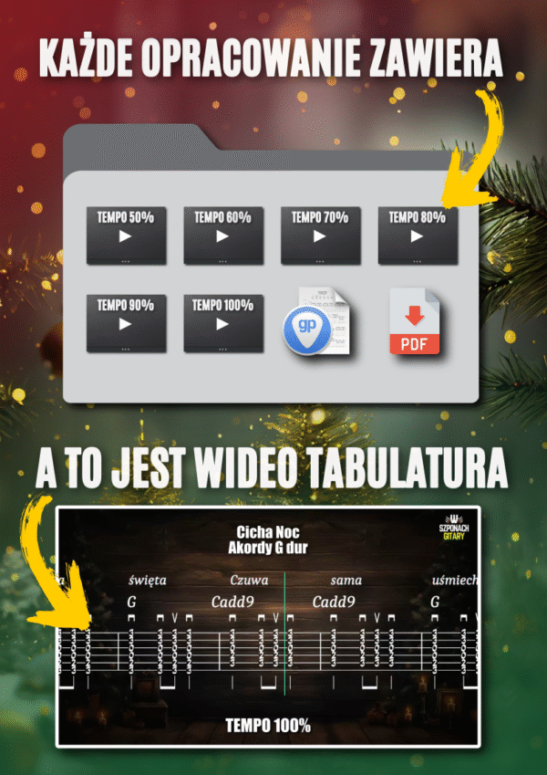 Świąteczne Opracowania na gitarę. (e-book)