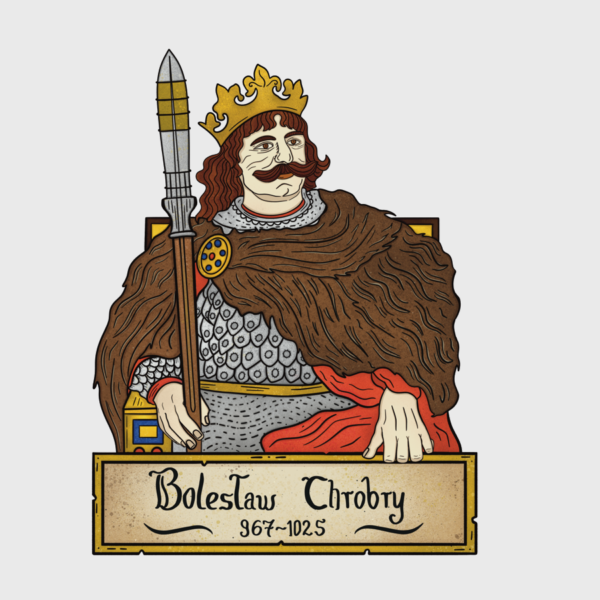 Koszulka biała Bolesław Chrobry