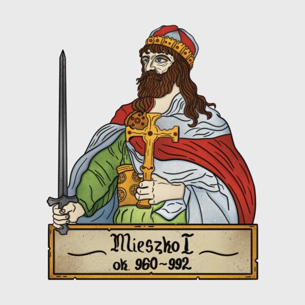 Koszulka biała Mieszko I