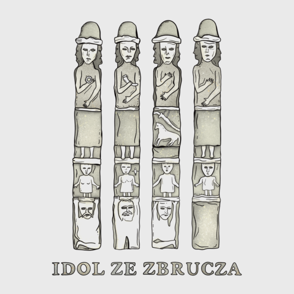 Koszulka czarna Idol ze Zbrucza