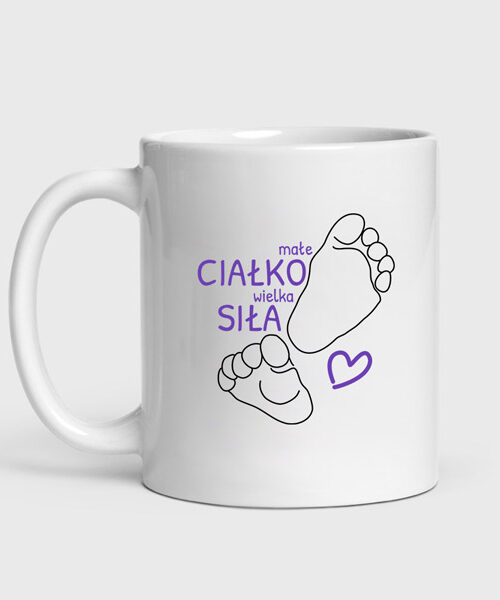 Kubek Małe ciałko wielka siła (330 ml)