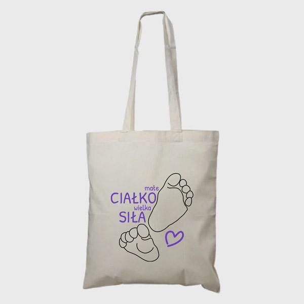 Torba bawełniana Małe ciałko wielka siła