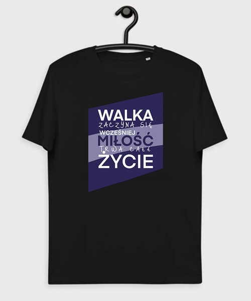 Koszulka czarna Walka zaczyna się wcześniej