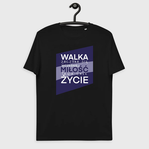 Koszulka czarna Walka zaczyna się wcześniej