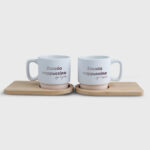 Zestaw filiżanek 2 szt. Zasada Cappuccino