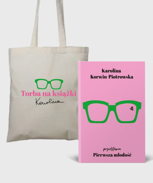 ZESTAW: Torba na książki + Książka Pierwsza młodość (z podpisem Autorki)