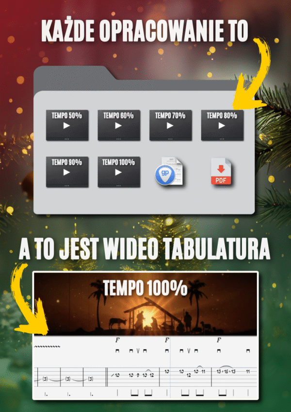 🎄 Świąteczne Opracowania na gitarę. (e-book)