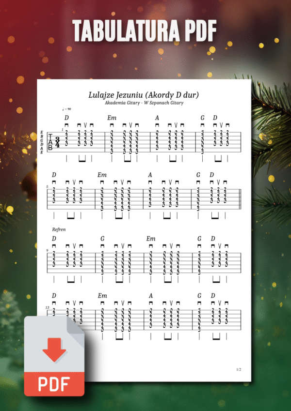 🎄 Świąteczne Opracowania na gitarę. (e-book)
