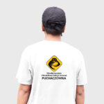Koszulka biała - Puchaczówka nadruk dwustronny
