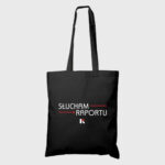 Torba czarna Słucham Raportu