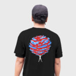 Koszulka czarna - Raport o stanie świata 3 - nadruk dwustronny