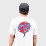 Koszulka biała - Raport o stanie świata 3 - nadruk dwustronny