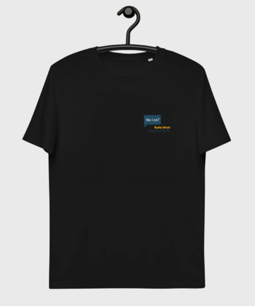 Koszulka czarna Radio Wnet "No i co?"