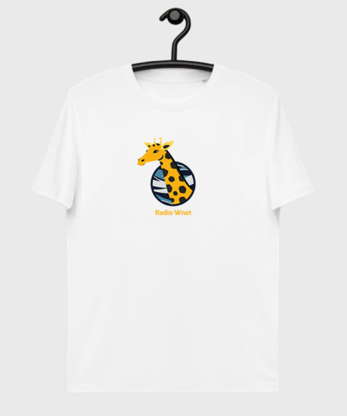 Koszulka biała Radio Wnet Żyrafa