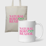 ZESTAW: Natural Born Reader Kubek + Torba