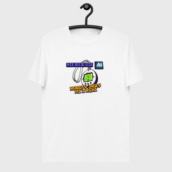 Koszulka biała Nie boję się AI