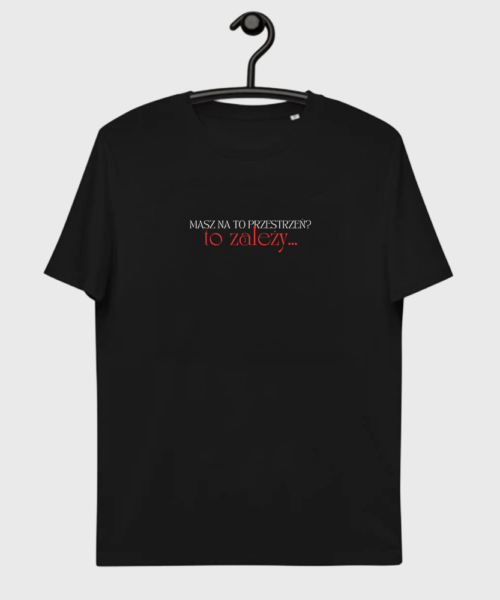 Koszulka czarna Masz na to przestrzeń?