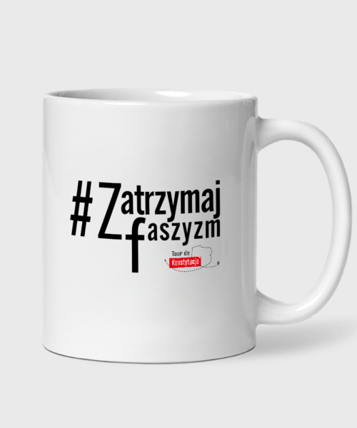 Kubek Tour de Konstytucja Zatrzymaj faszyzm (nowość!) (330 ml)