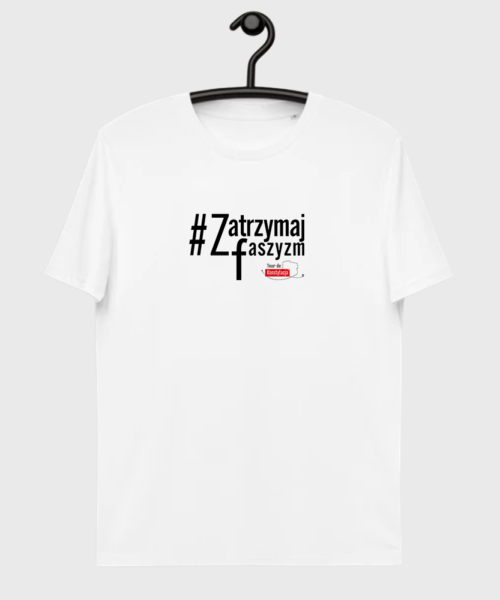 Koszulka biała Tour de Konstytucja Zatrzymaj faszyzm (nowość!)