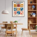 Plakat “Osiem zasad higieny cyfrowej” B2(476 x 676 mm) - Plakat wysyłany bez ramy