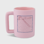 Kubek Wykreślanka różowy (400ml)
