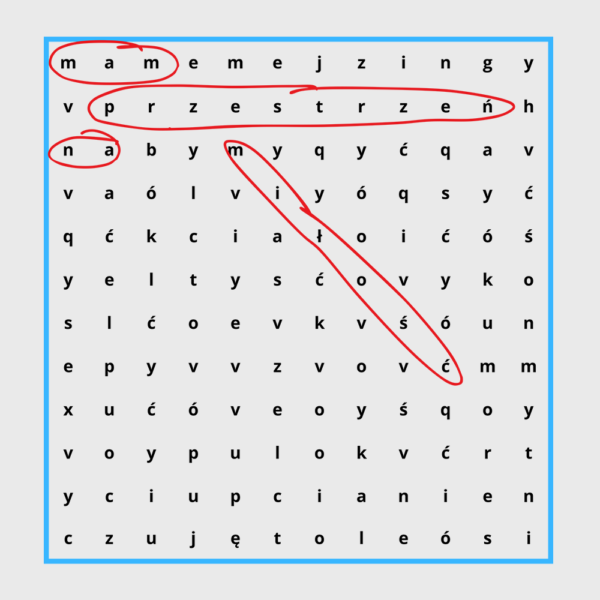 Kubek Wykreślanka różowy (400ml)