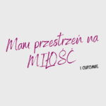 Kubek Mam przestrzeń na miłość żółty (400ml)