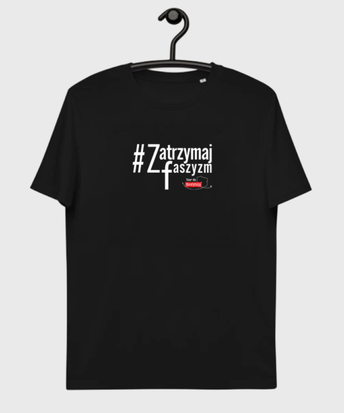 Koszulka czarna Tour de Konstytucja Zatrzymaj faszyzm (nowość!)