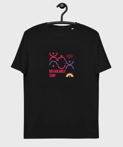 Koszulka czarna Regularly Gay