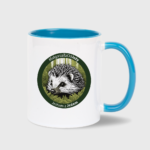 Kubek MałgorzaTa Od Jeży (biało-błękitny 330 ml)