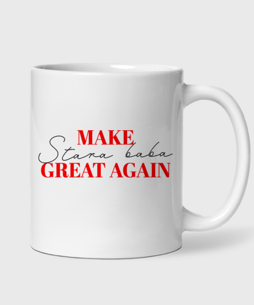 Kubek MAKE Stara Baba GREAT AGAIN 2 (330 ml)