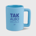 Kubek Tak albo wcale niebieski (400ml)