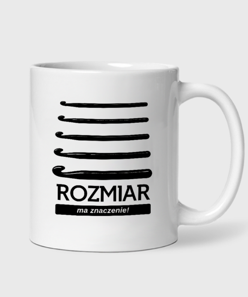Kubek Rozmiar ma znaczenie (330 ml)