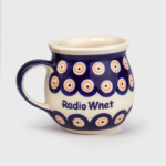 Kubek Radio Wnet – ceramika bolesławiecka (250ml)