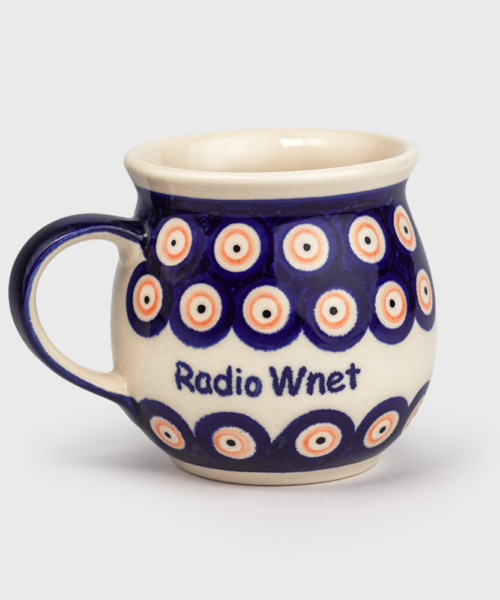 Kubek Radio Wnet – ceramika bolesławiecka (250ml)