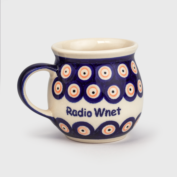 Kubek Radio Wnet – ceramika bolesławiecka (250ml)