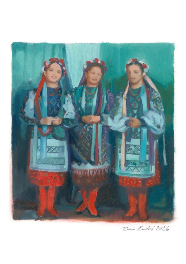 SIOSTRY BAJKO Z JABŁONICY POLSKIEJ / Daria Kardaś / oryginalna ilustracja okładkowa